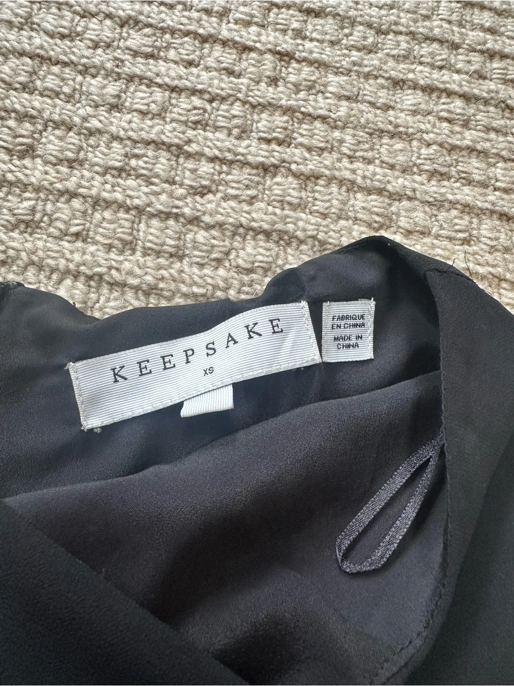 KeepSake Black Mermaid Chiffon Asymmetric Maxi Skirt Sz XS